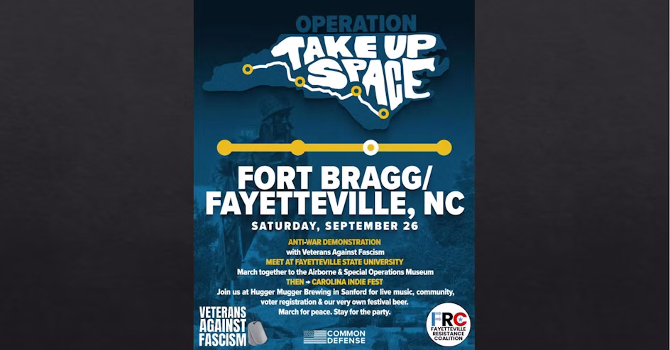 Walk: Operation Take Up Space – Fayetteville